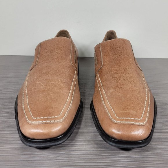 Bruno Magli Raging Slip On Loafers,Tan Leather 8 M - Picture 3 of 11